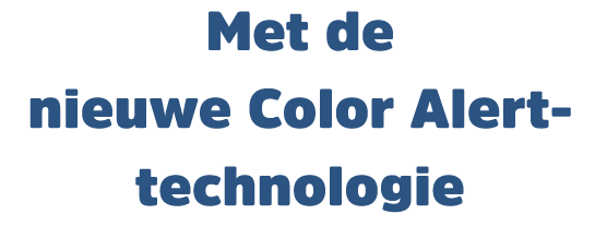 Including new colour alert technology