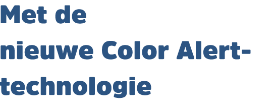 Including new colour alert technology